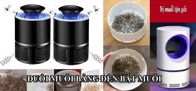 Đèn bắt muỗi cho hiệu quả cao, an toàn